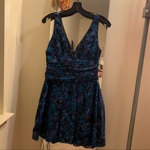 Urban Outfitters Deep V Skater Dress